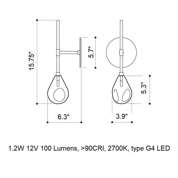Soap Mini LED Wall Sconce