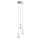 Soap Mini Round LED Chandelier  option Clear / Frosted