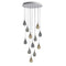 Soap Mini Round LED Chandelier  option 12 Lights