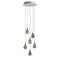 Soap Mini Round LED Chandelier  option 6 Lights