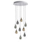 Soap Mini Round LED Chandelier  option 9 Lights