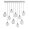 Soap Rectangle LED Chandelier  option Clear