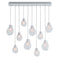 Soap Rectangle LED Chandelier  option Frosted