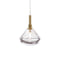 Stellar Dust LED Pendant Light  option Brushed Gold