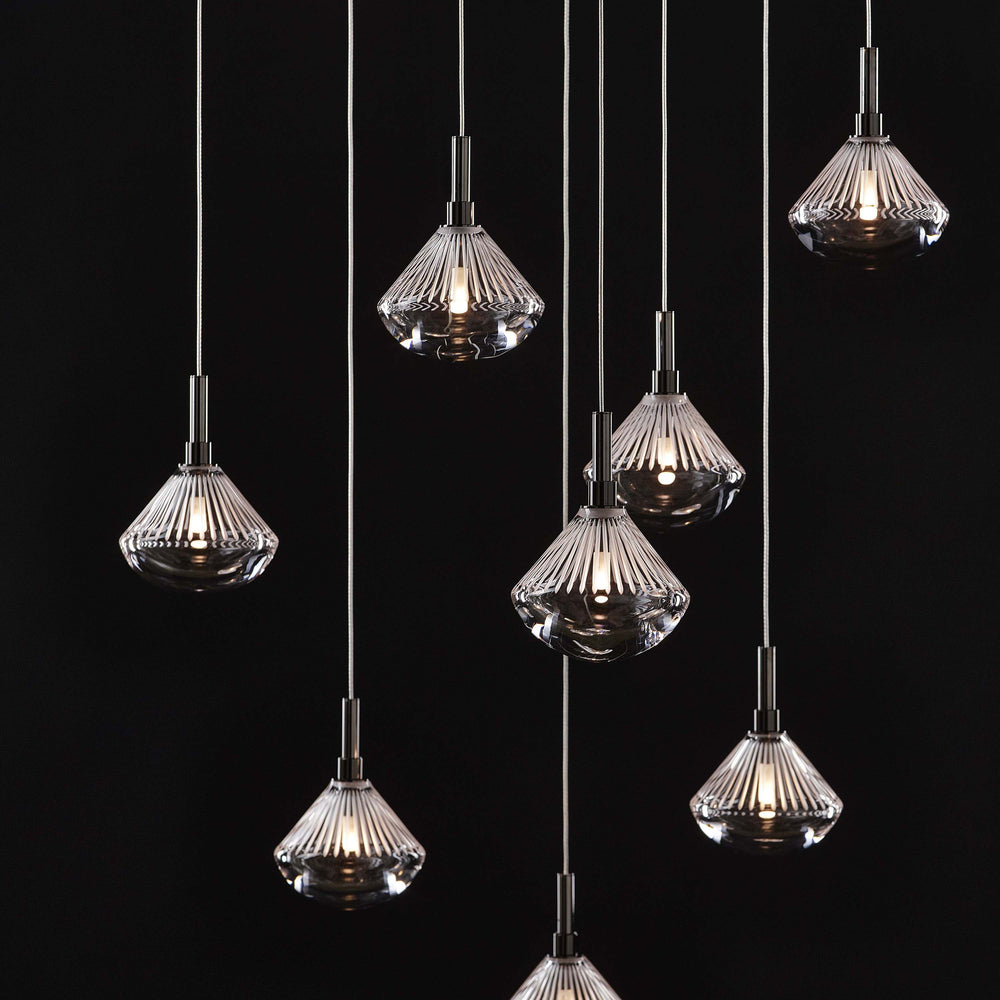 Stellar Dust Round LED Chandelier