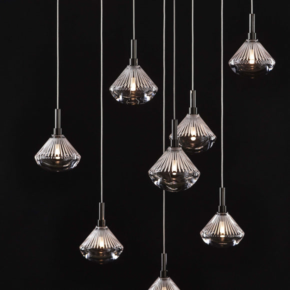 Stellar Dust Round LED Chandelier