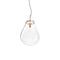 Tim LED Pendant Light  option Clear / Brushed Copper
