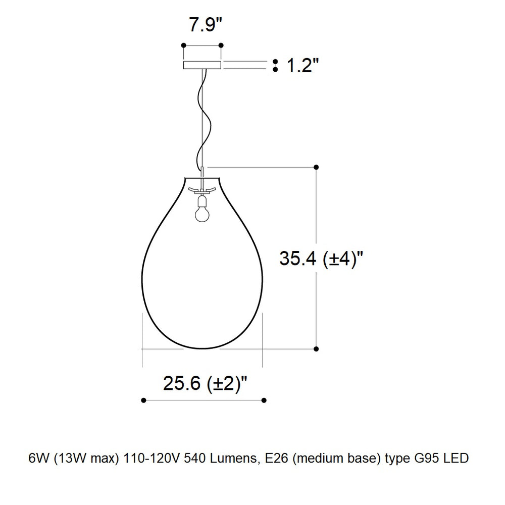 Tim LED Pendant Light
