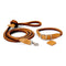 Ray Collar and Leash Set  option Camel Brown