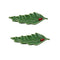 Holly Leaf Platter  option Set of 2 / Small: 10.8 in width