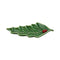 Holly Leaf Platter  option Single / Large: 14.2 in width
