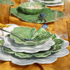Cineraria Leaf Platter with Bird