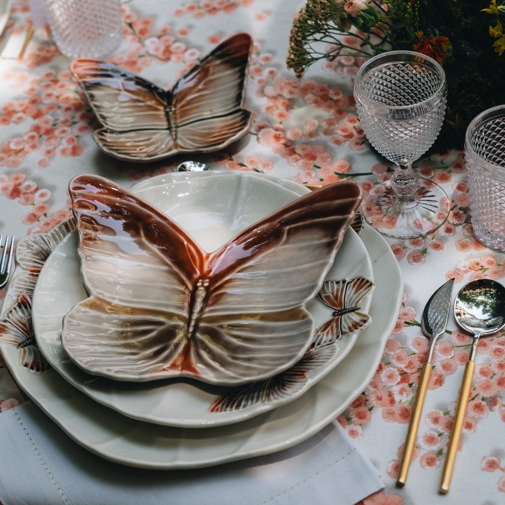Cloudy Butterflies Dinner Plate