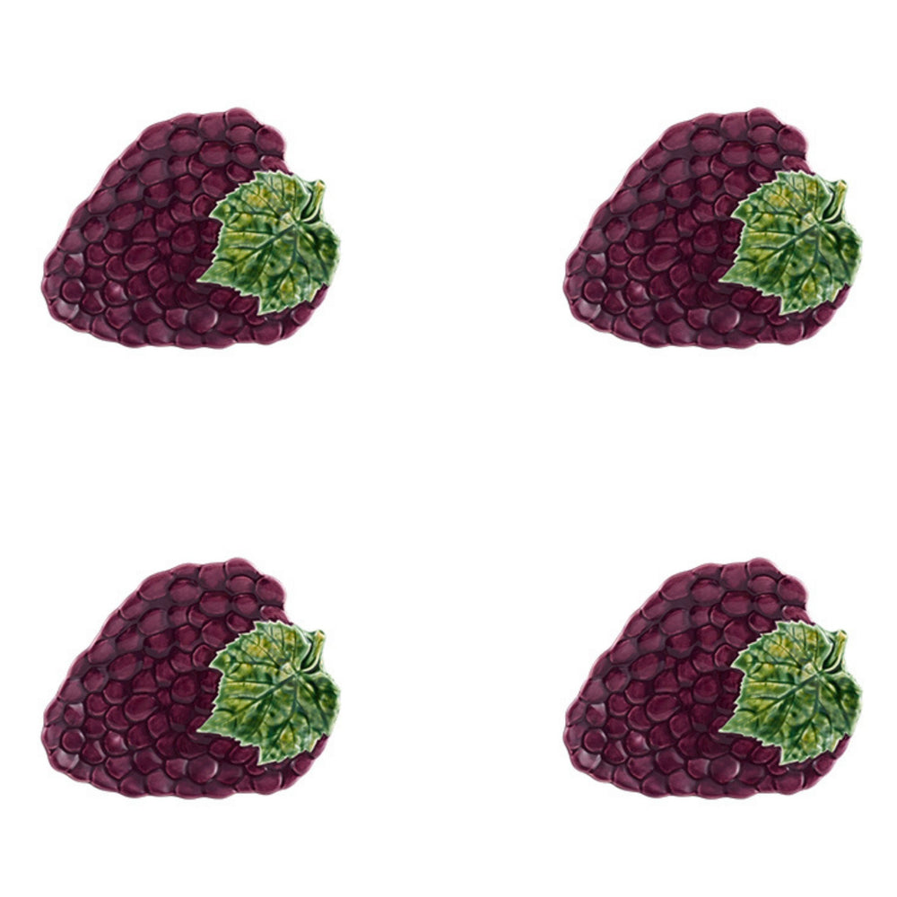Grapes Dessert Plate (Set of 4)