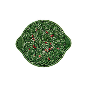 Holly Cake Plate