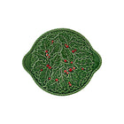 Holly Cake Plate