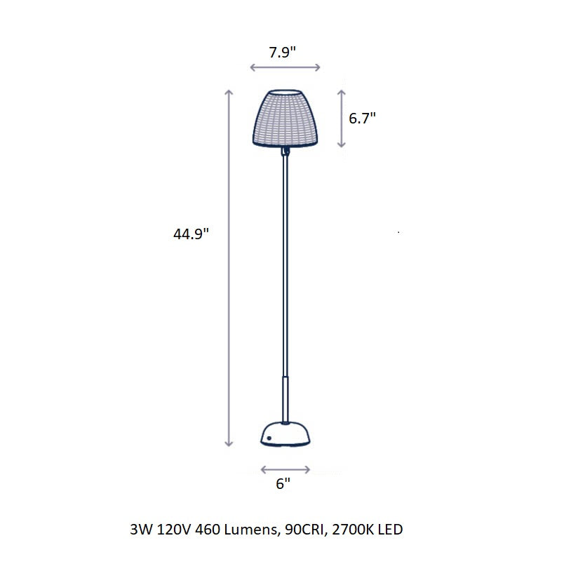 Atticus Outdoor LED Floor Lamp