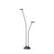 Birdie Double Outdoor LED Bollard Light  option Small Head / 90SC Curved / 60SC Curved