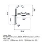 Fanalet A/02 Outdoor LED Wall Sconce