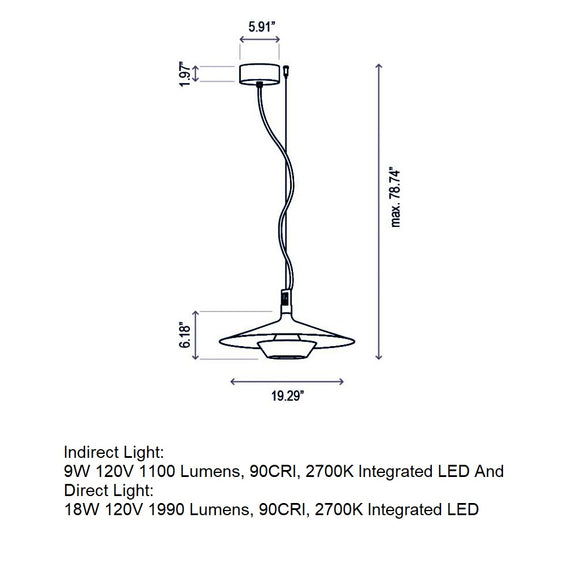 Fanalet S/49 Outdoor LED Pendant Light