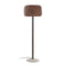 Fora Outdoor Floor Lamp  option Brown Graphite Base / Brown Shade