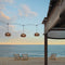 Garota Catenary Outdoor LED Pendant Light  option Brown