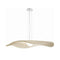 Mediterrania Pendant Light  option Cream Translucent Ribbon