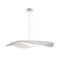 Mediterrania Pendant Light  option White Translucent Ribbon