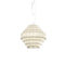 Mos Pendant Light  option Cream Translucent Ribbon