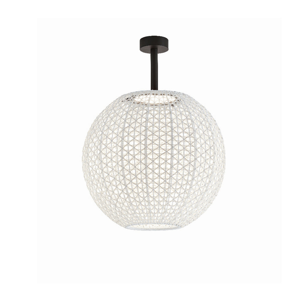 Nans Sphere Outdoor LED Semi Flush Mount