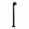 Nut Outdoor LED Bollard Light  option Textured Graphite Brown