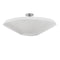 Siam 80 Flush Mount  option White Translucent Ribbon