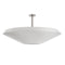 Siam 120 Flush Mount  option White Translucent Ribbon