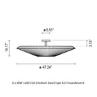 Siam 120 Flush Mount