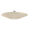 Siam 200 Flush Mount  option Cream Translucent Ribbon