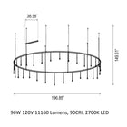 Skybell Circle Multi Light Pendant Light
