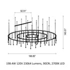 Skybell Circle Multi Light Pendant Light
