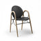 Arkade Dining Chair  option Savanne Black Leather