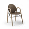 Arkade Dining Chair  option Spectrum Cinnamon Leather