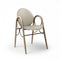 Arkade Dining Chair  option Spectrum Oyster Leather