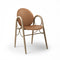 Arkade Dining Chair  option Brass