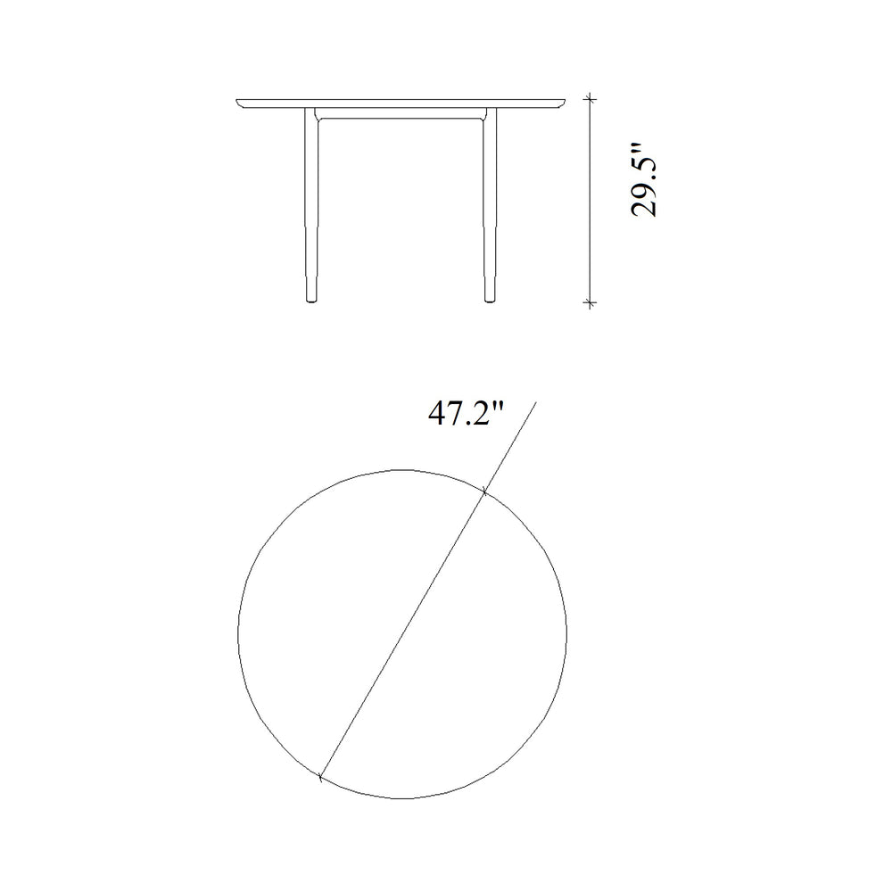 ARV Round Dining Table