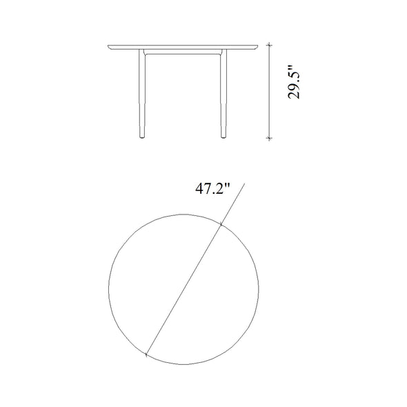 ARV Round Dining Table