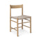 F Dining Chair  option Natural Linen / Oak Oil