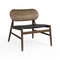Ferdinand Lounge Chair  option Savanne Black Leather