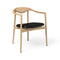 Jari Dining Chair  option Savanne Black Leather
