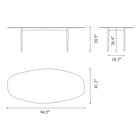 Jari Ellipse Dining Table