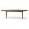 Jari Ellipse Dining Table  option Fumed Oak Oil