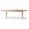 Jari Ellipse Dining Table  option Oak Oil