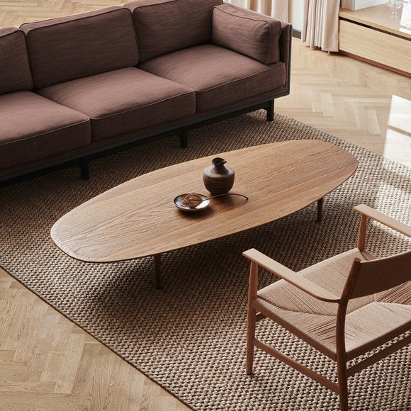 Jari Ellipse Low Coffee Table